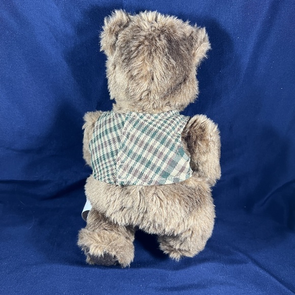Anne Geddes Teddy Baby Plush Doll Brown Bear Collectible Blue Eyes Sweet Nursery - Picture 3 of 6